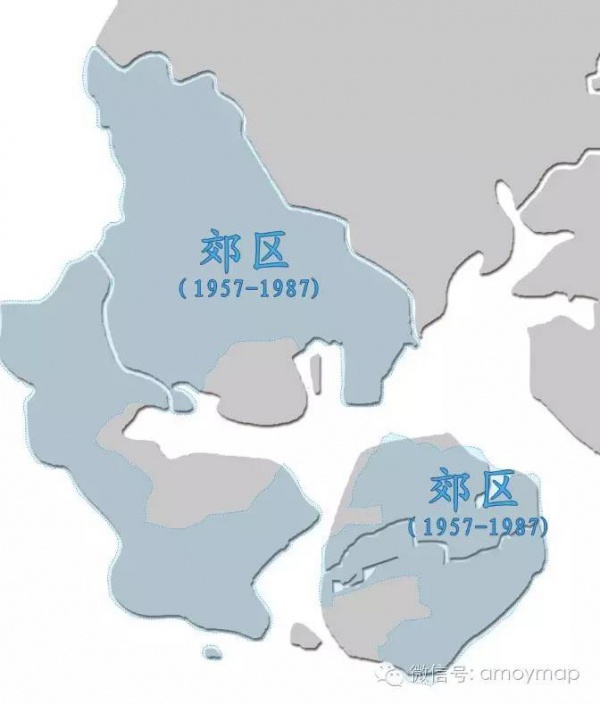 厦门80年来有哪些区消失了？