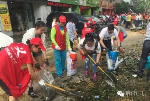 暖心暖城！现在才是厦门最美的样子～你瞧，台风过后“凤凰花”都开了...