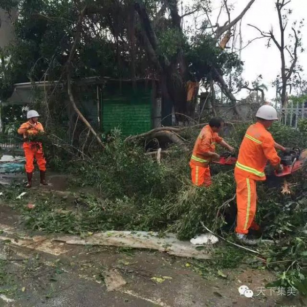 大量独家航拍：超强台风“莫兰蒂”过境后，集美12小时震撼实景……