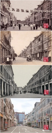 55组厦门中山路今昔对比，惊艳了整整80年，越看越感动