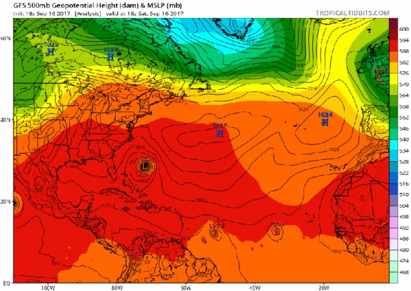 背风群岛以东四级飓风“何塞”(12L.Jose)-核心小巧强劲，再现惊人实测，与Irma双C4鼎立兼北大首次双130kt+；顺时针转圈后重整旗鼓，北上挟烈风大浪影响纽英伦-NHC135KT风暴档案台风论坛-Poweredbyphpwind-发布于：2017-09-171115