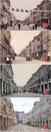 55组厦门中山路今昔对比，惊艳了整整80年，越看越感动