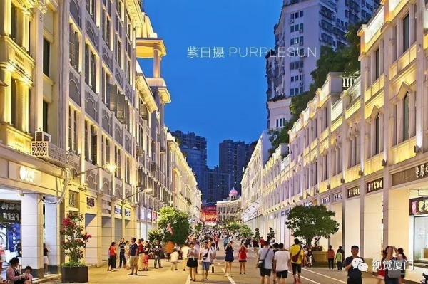 不同时期的厦门中山路夜景，90年代最美，现在效果如金砖