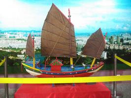 烧王船模型_青礁慈济宫