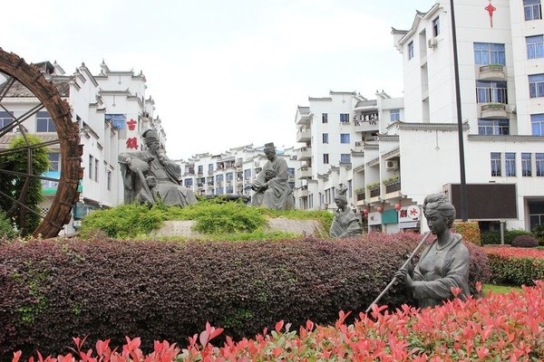 木质水车_泰宁古镇