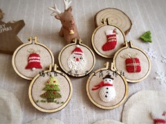 【花工房手作】圣诞系列体验课~欧式立体刺绣